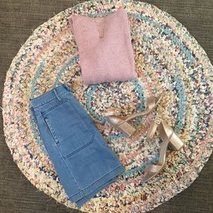 Soft blush pink sweater!